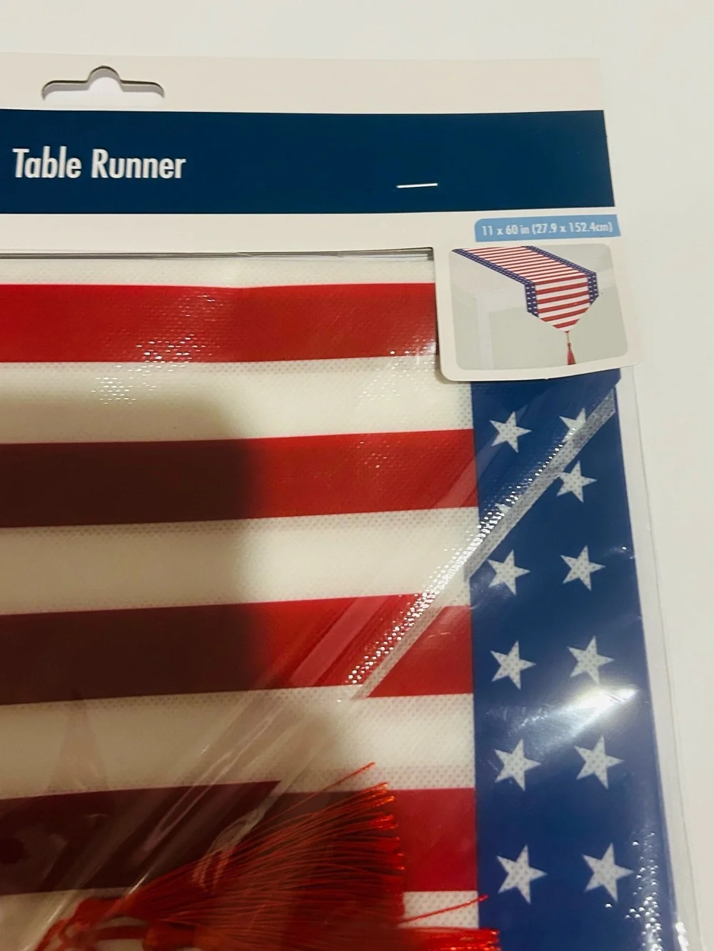 New 2 Table Runners 11” x 60” Table Runner